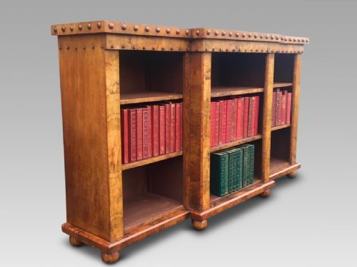 Open Bookcase in Walnut.  English C 1880
