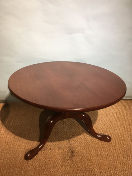 Mahogany Round Coffee Table