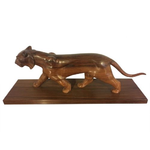 Art Deco Carved Panther