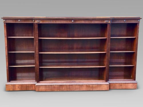 fig 1. Mahogany Open Bookcase. C 1920,s