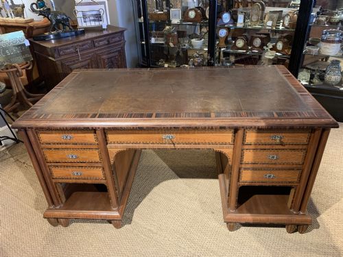 Art Deco Pedestal Desk