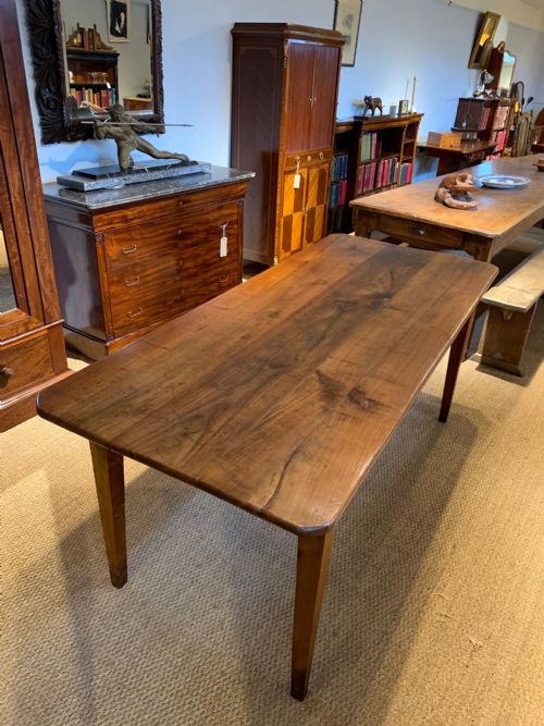 Cherry Wood Farmhouse Table