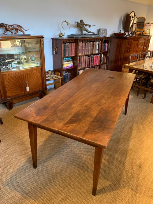 Cherry Wood Farmhouse Table