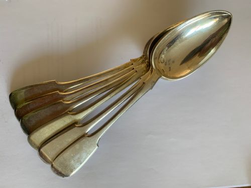 Russian Silver Table Spoons