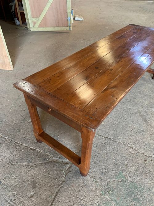 fig 1. Cherry wood Farm house table