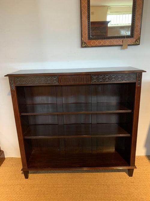 Edwardian Open Bookcase