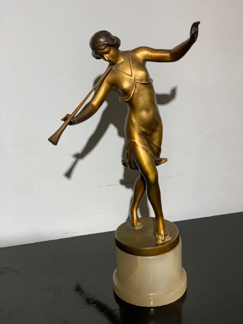 Art Deco Spelter Figure