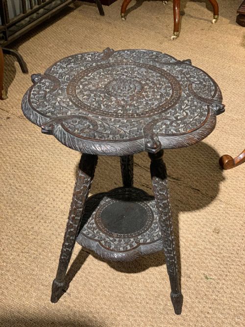 Late 19th Century Indian Lamp  Table