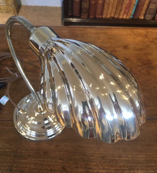 fig 3. BRASS “SWAN NECK” ADJUSTABLE TABLE LAMP 