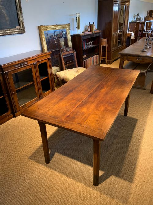 Small 19th Century Cherry Wood Farmhouse Table