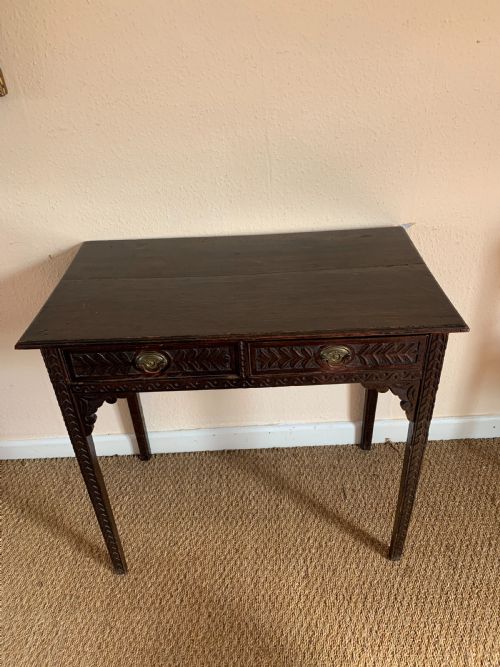 Antique Oak Side Table