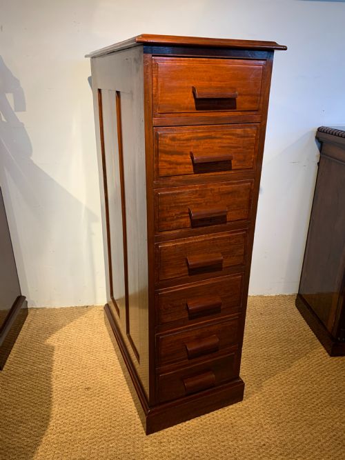 Edwardian Mahogany Filing Cabinet