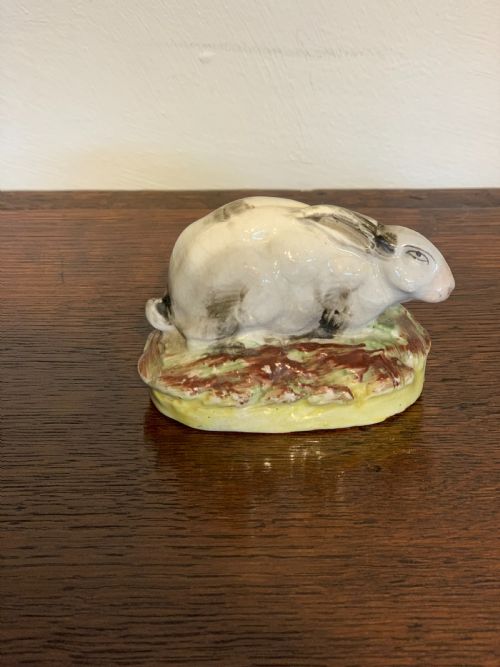 Antique Miniature Staffordshire Figure of a Rabbit