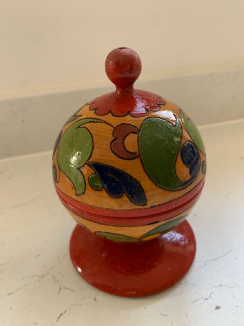 Early 20th Century Russian String Box