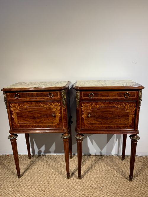Pair of Bedside Tables /  Lamp Tables