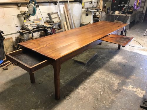 Farmhouse Table , Cherry Wood