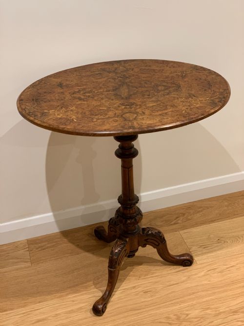 Victorian Walnut Tripod Table