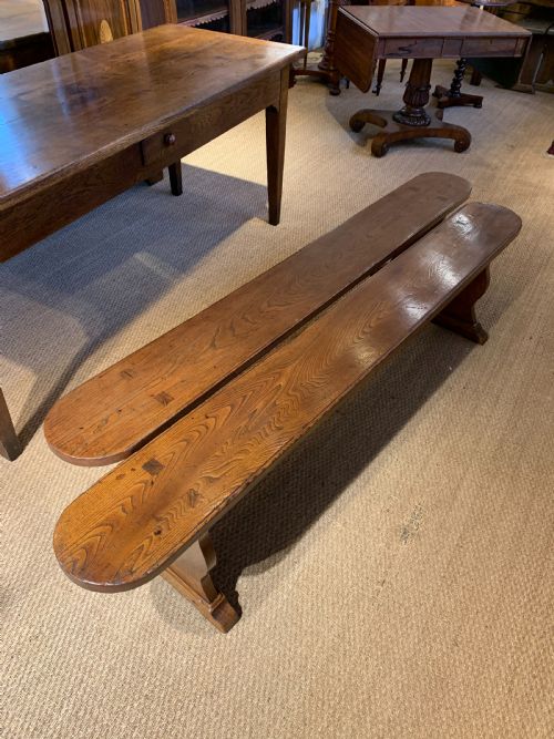 Pair of Elm Benches