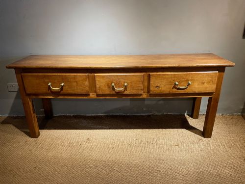Cherry Wood Dresser Base / Server