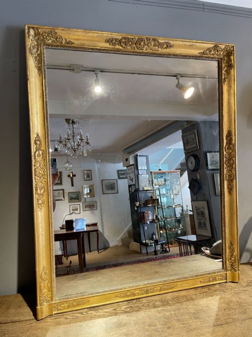 Antique Gilt Over Mantle 42.5 X 51.5