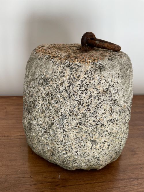 Antique Granite Tethering Block