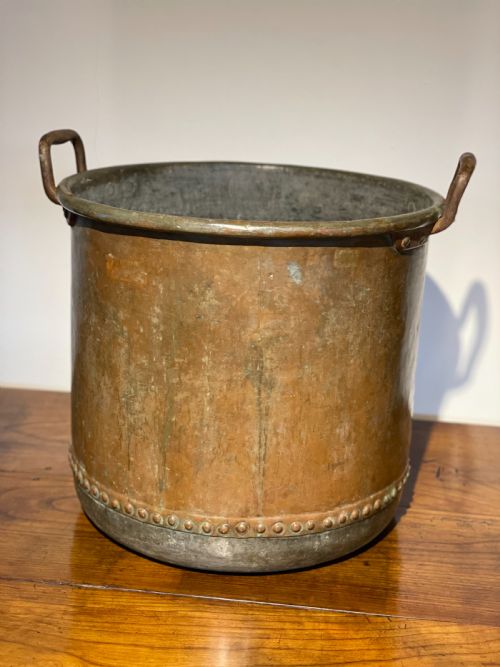 Copper Log Bin