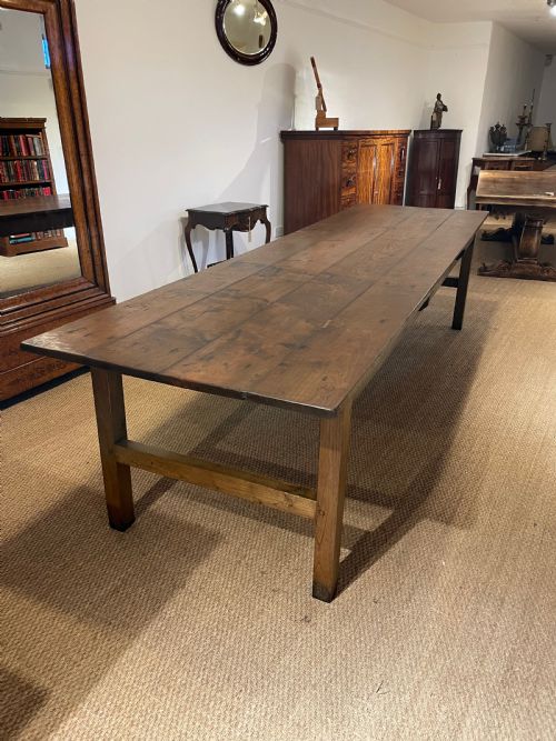 Long Chestnut Farmhouse Table 10ft
