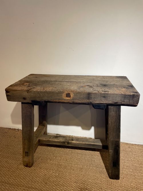 Rustic Oak Console Table
