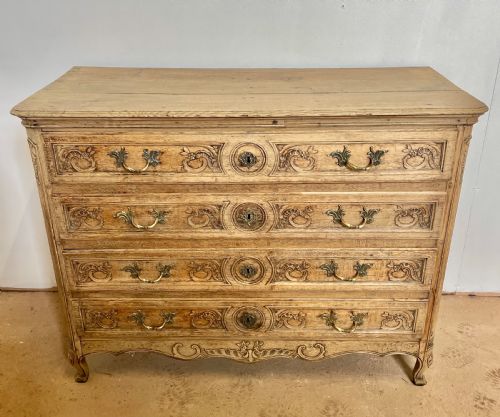 Scrubbed Oak 4 Drawer Commode , Chest of Drawers