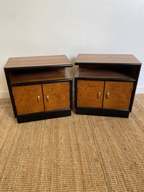 Pair of Art Deco Bedside Cabinets