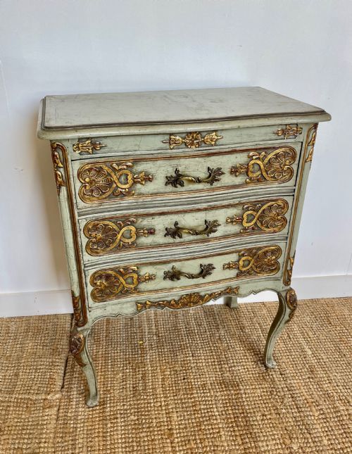 Small Lacquered Chest of Drawers / Commode 
