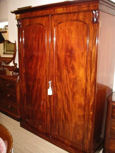 2 Door Mahogany Wardrobe