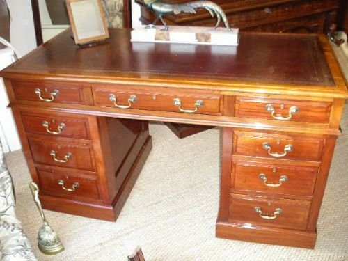 Mahogany Pedestal Desk
