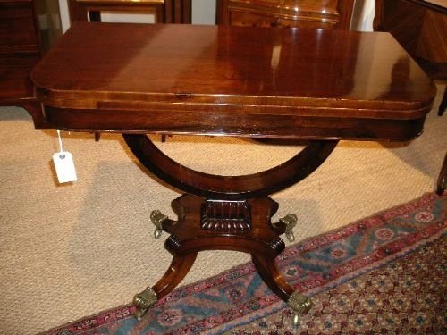 Regency Card Table