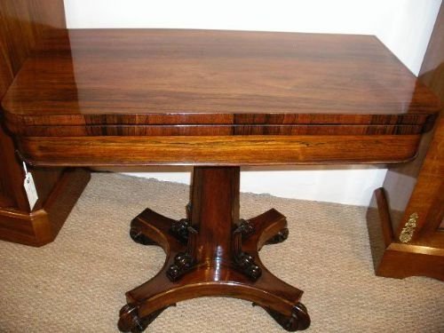 Rosewood Card Table