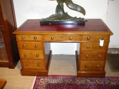 Oak Pedestal Desk