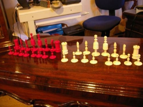 Bone Chess Set