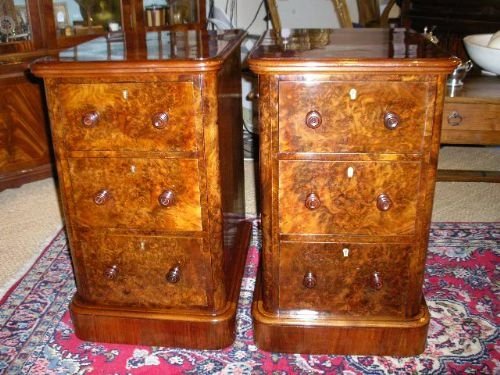 Pair of Bedside Cabinets