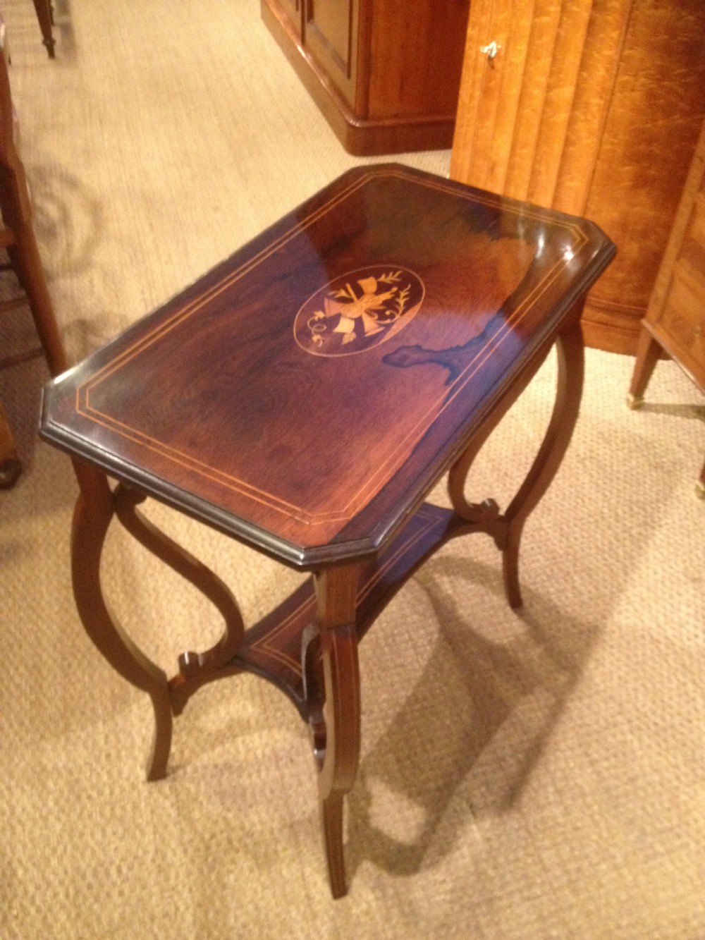 OCCASIONAL TABLE EDWARDIAN ROSEWOOD