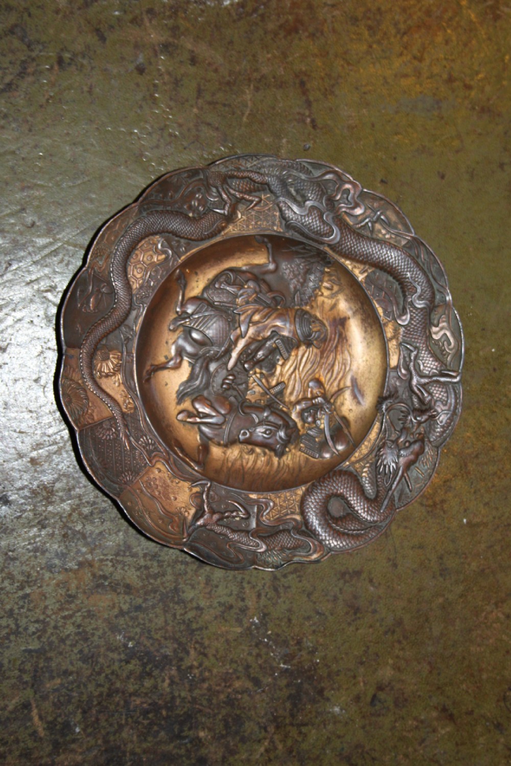 Japanese metal plate 