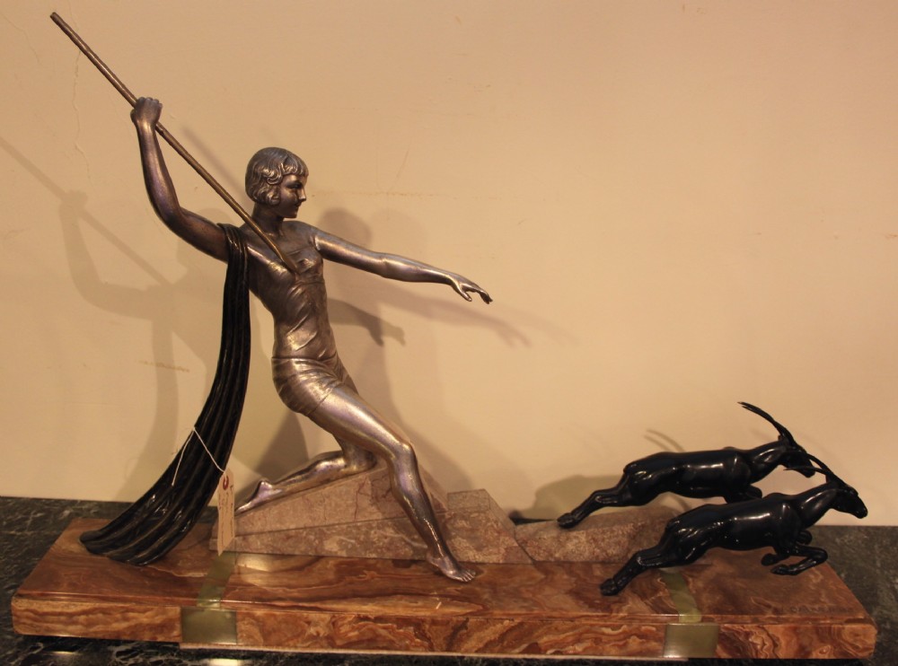 ART DECO SPELTER FIGURE 