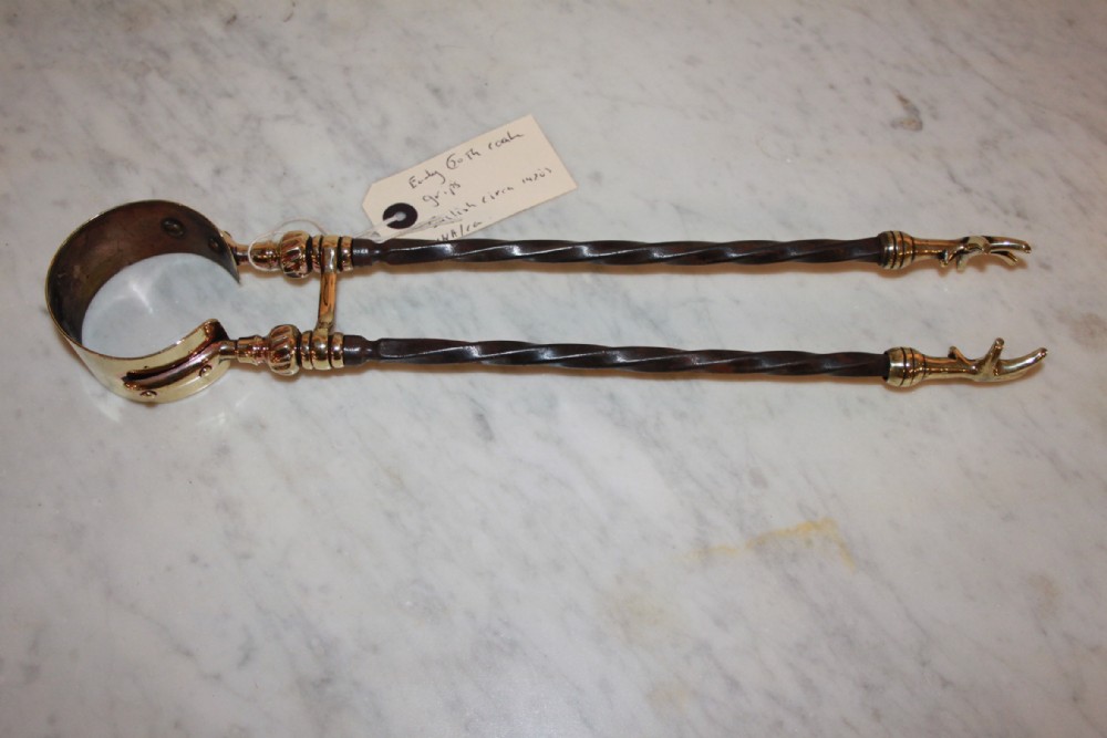 VICTORIAN COAL TONGS / NIPS