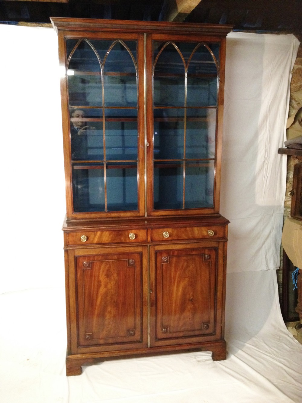 MAHOGANY BOOKCASE