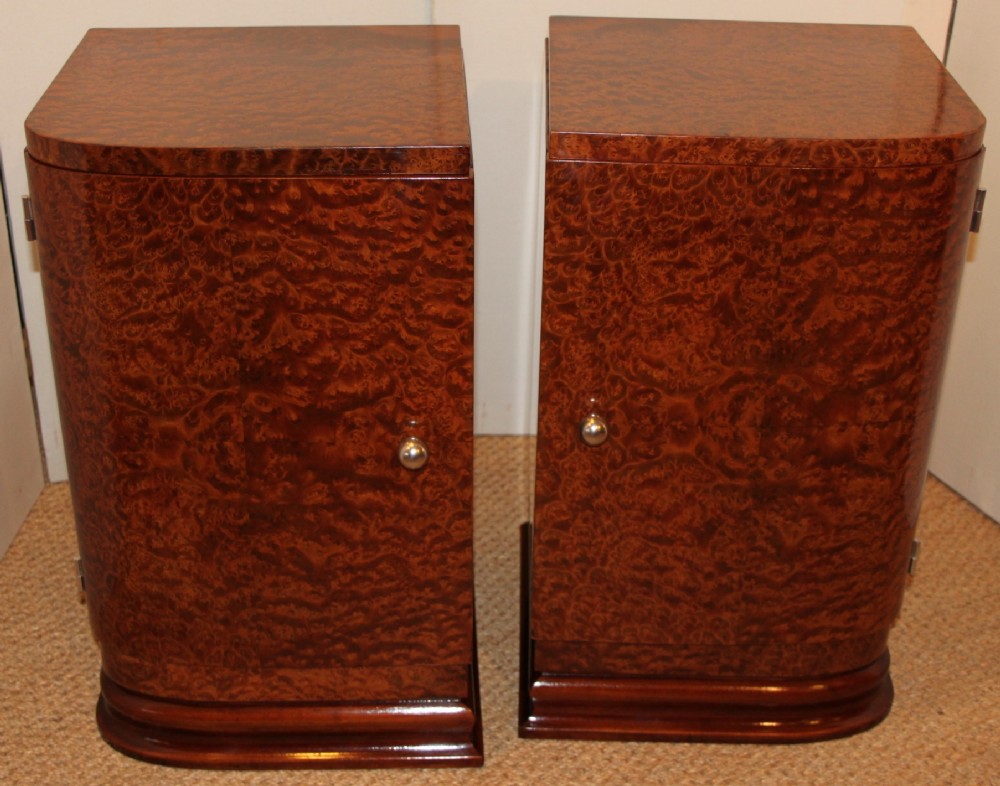 ART DECO BEDSIDE CABINETS  