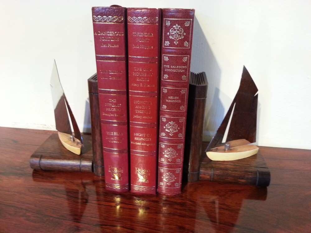ART DECO YACHT BOOKENDS