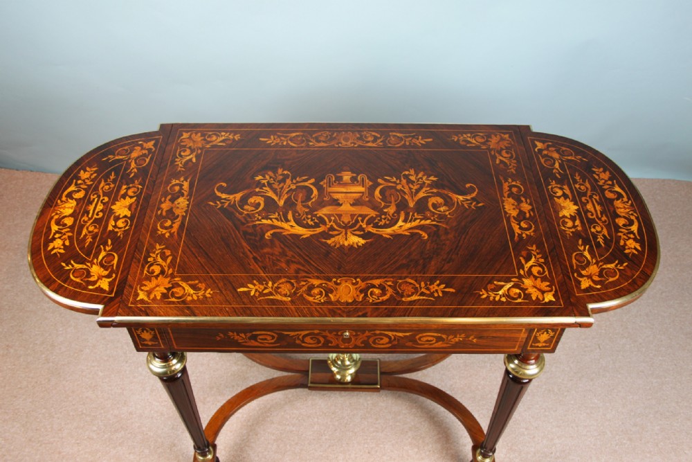 NAPOLEON III ROSEWOOD SOFA TABLE  