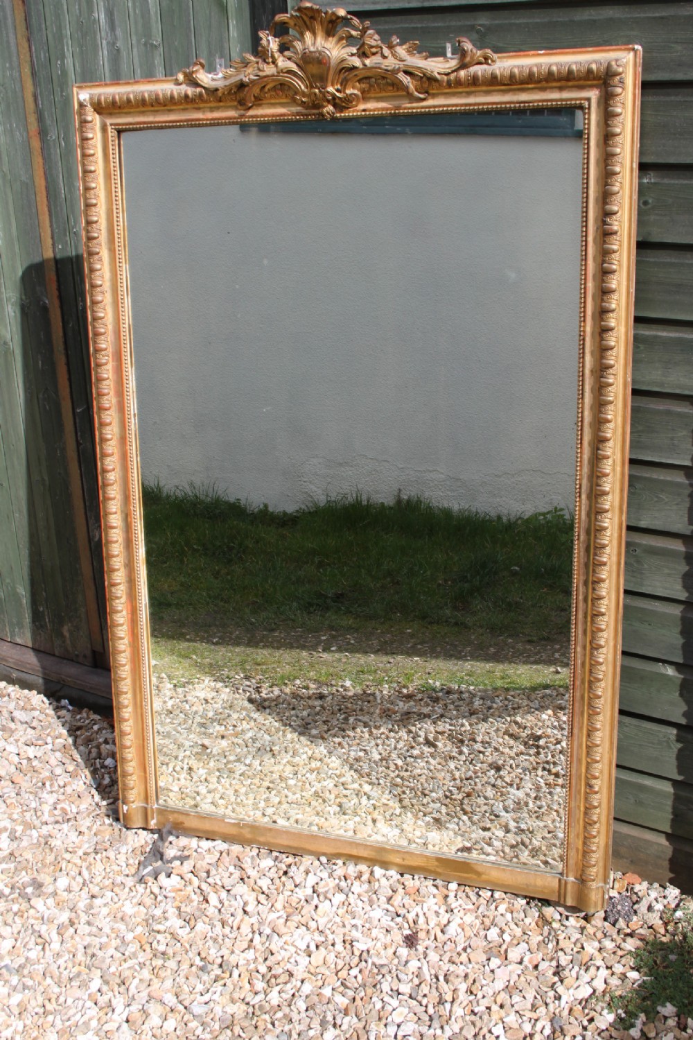 19th century gilt mirror 