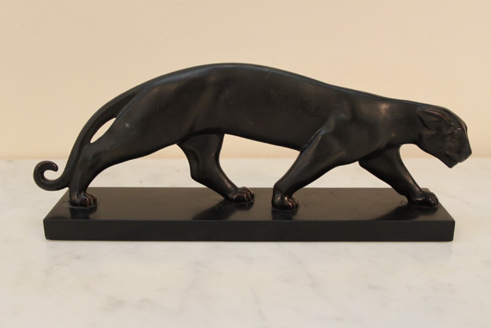 ART DECO BRONZE PANTHER 