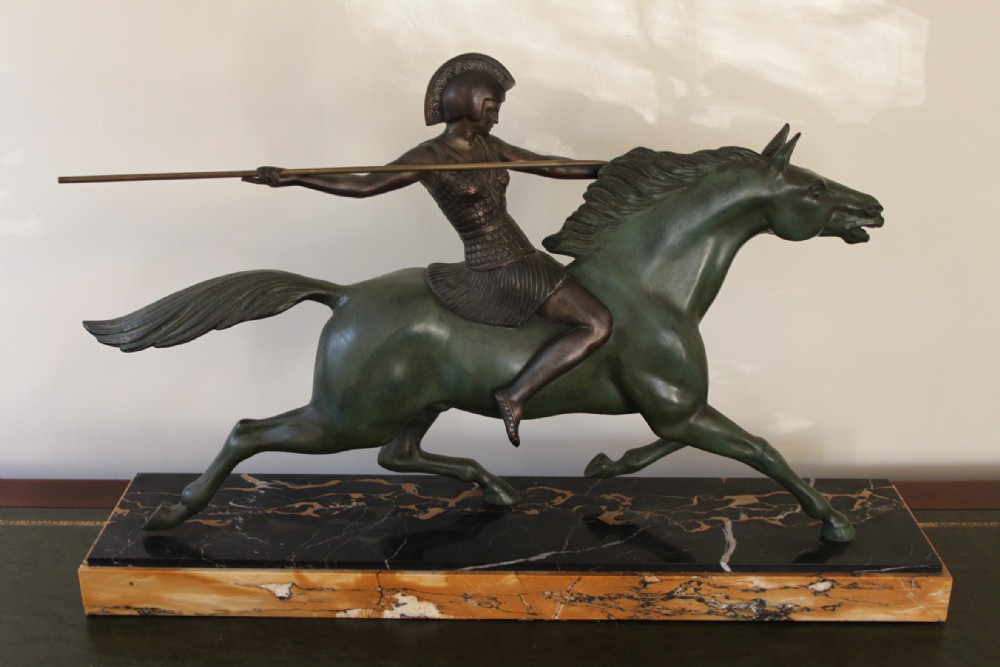 Art Deco spelter sculpture by Mole 