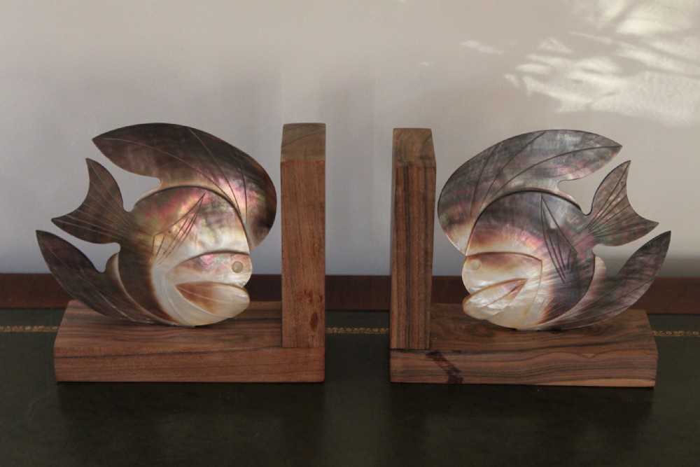 Pair of art deco bookends 